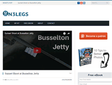 Tablet Screenshot of onthreelegs.com